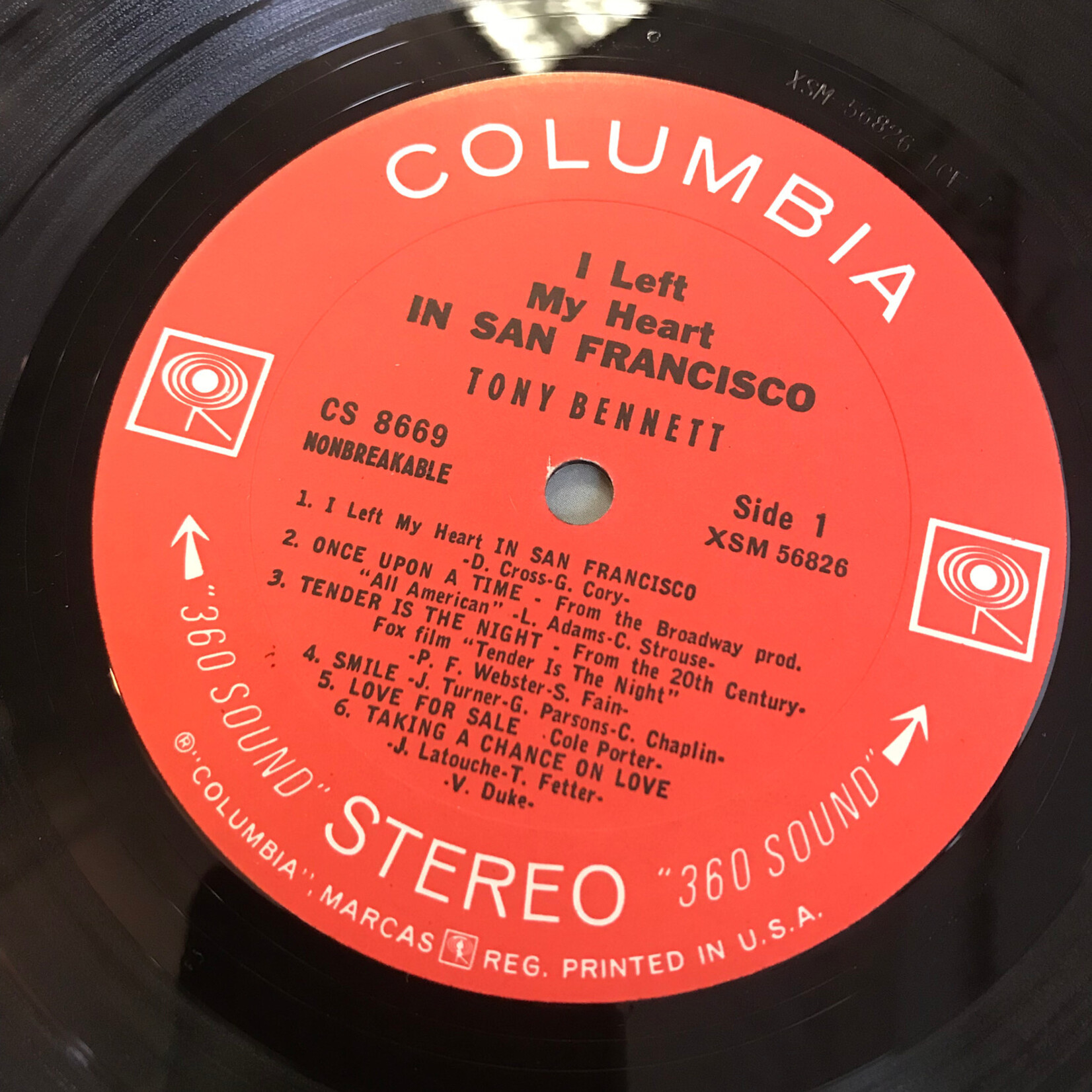 Tony Bennett - I Left My Heart In San Francisco - CS8669 - Vinyl LP (USED)
