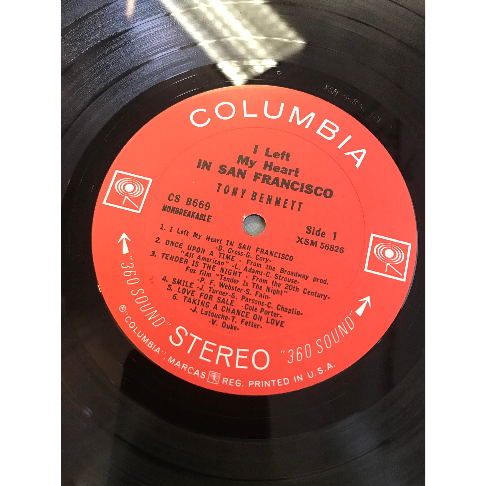 Tony Bennett - I Left My Heart In San Francisco - CS8669 - Vinyl LP (USED)