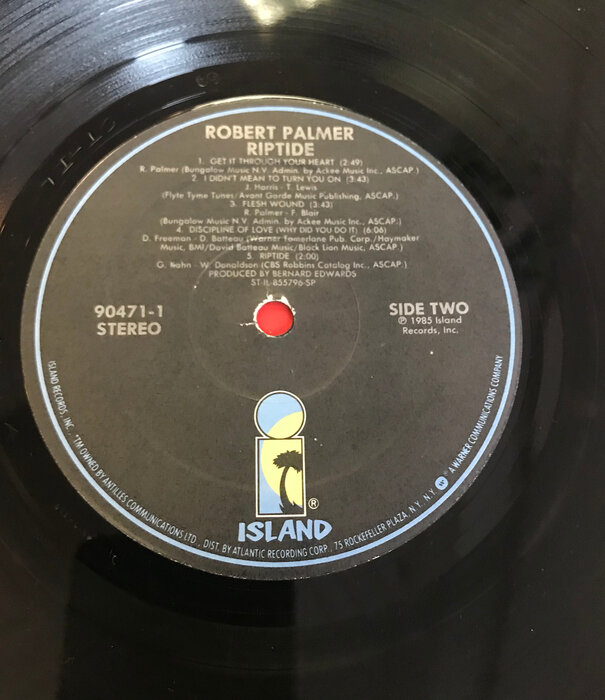 Robert Palmer - Riptide - 90471 1 - Vinyl LP (USED)