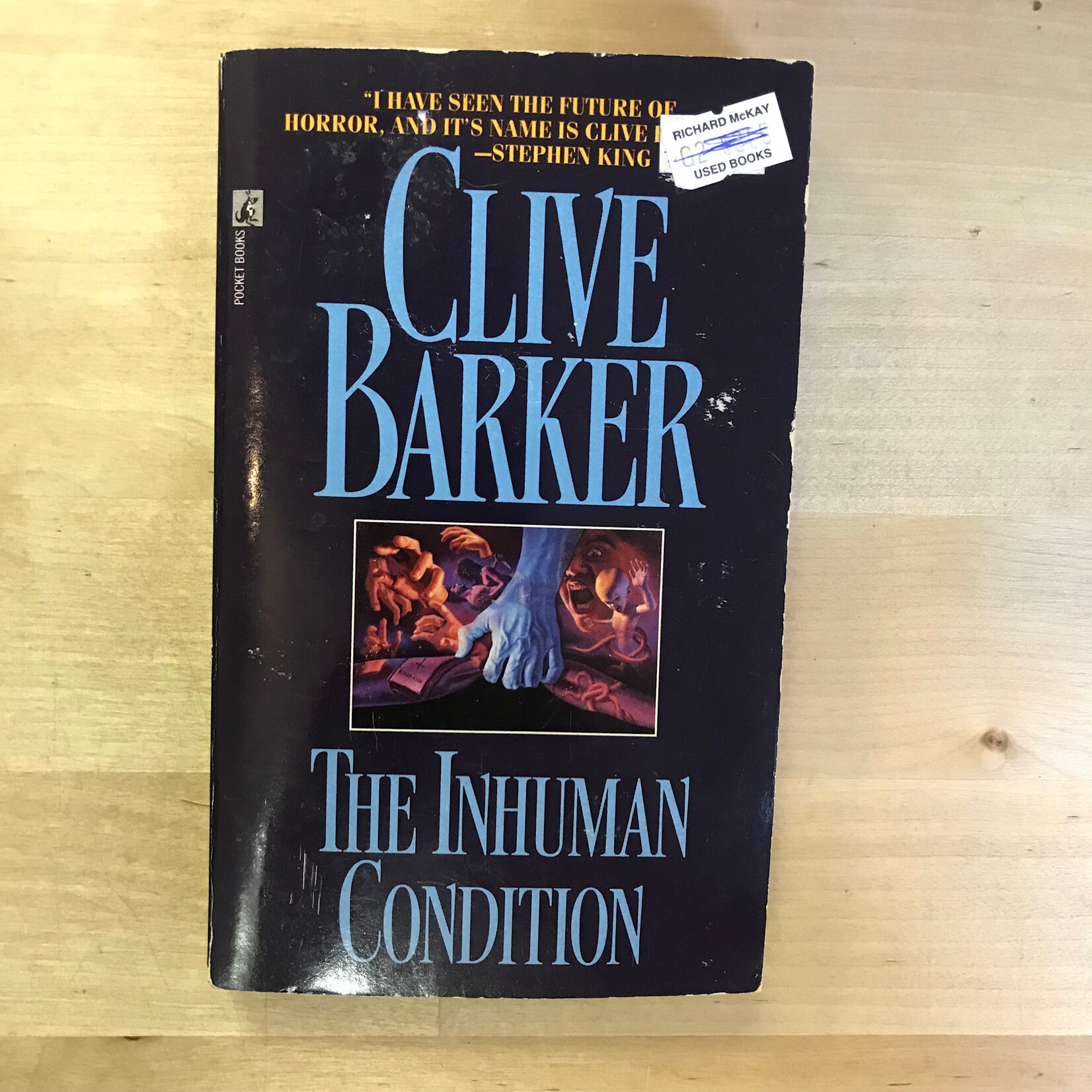 Clive Barker - The Inhuman Condition - Paperback MM (USED)