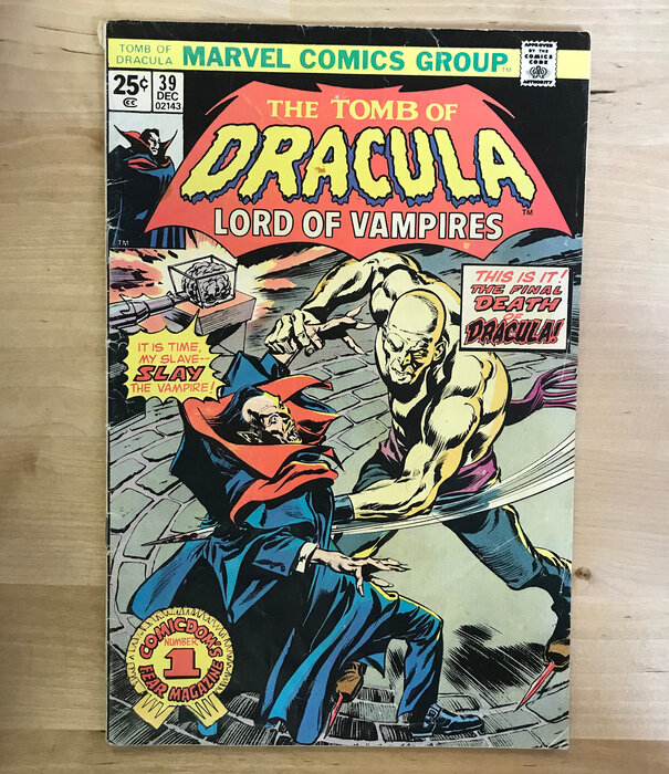 Dracula - Tomb Of Dracula - #39 December 1975 - Comic Book