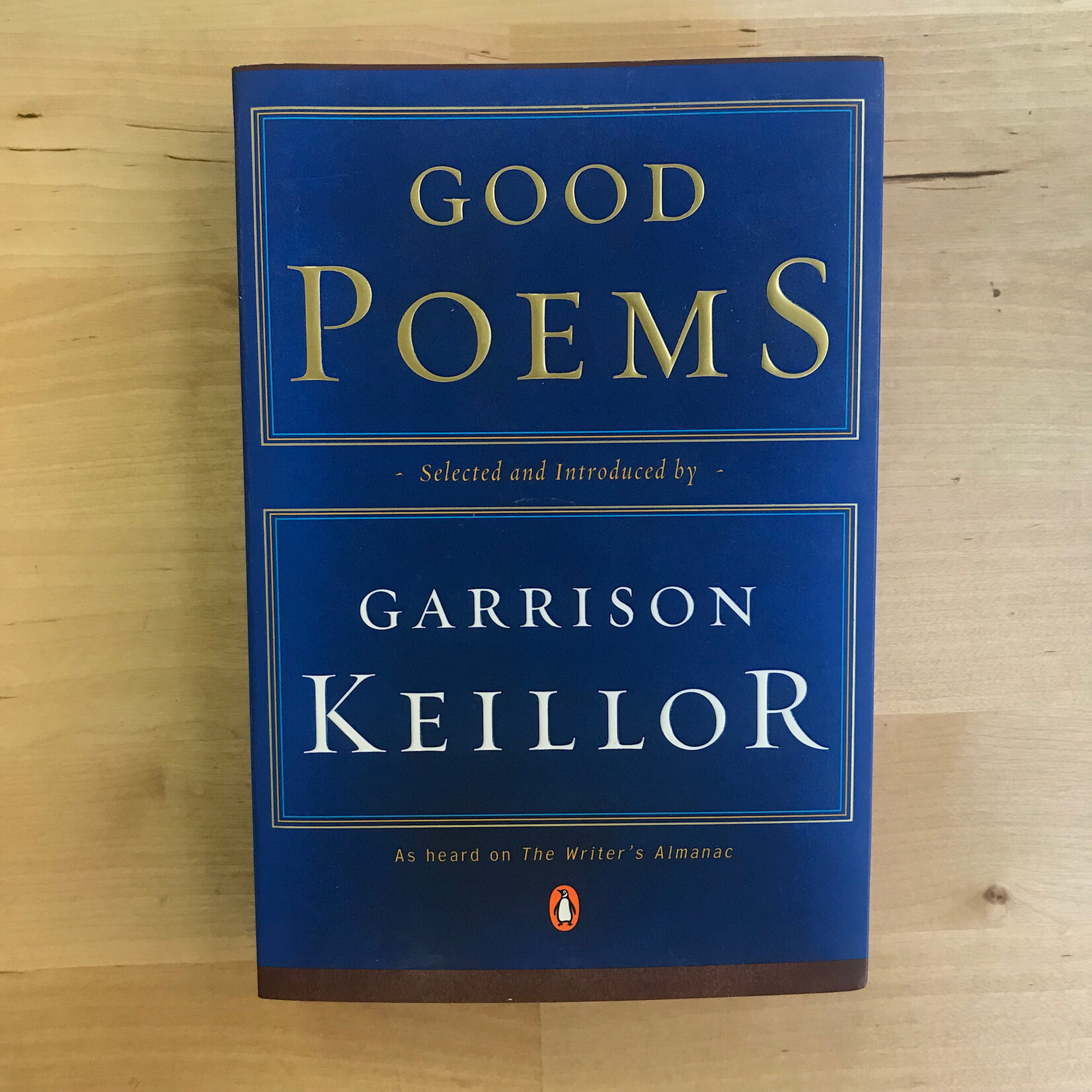 Garrison Keillor (Editor) - Good Poems - Paperback (USED)