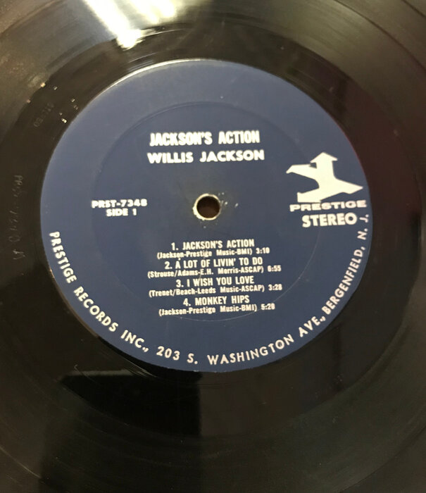 Willis Jackson - Jackson’s Action - PRST7348 - Vinyl LP (USED)
