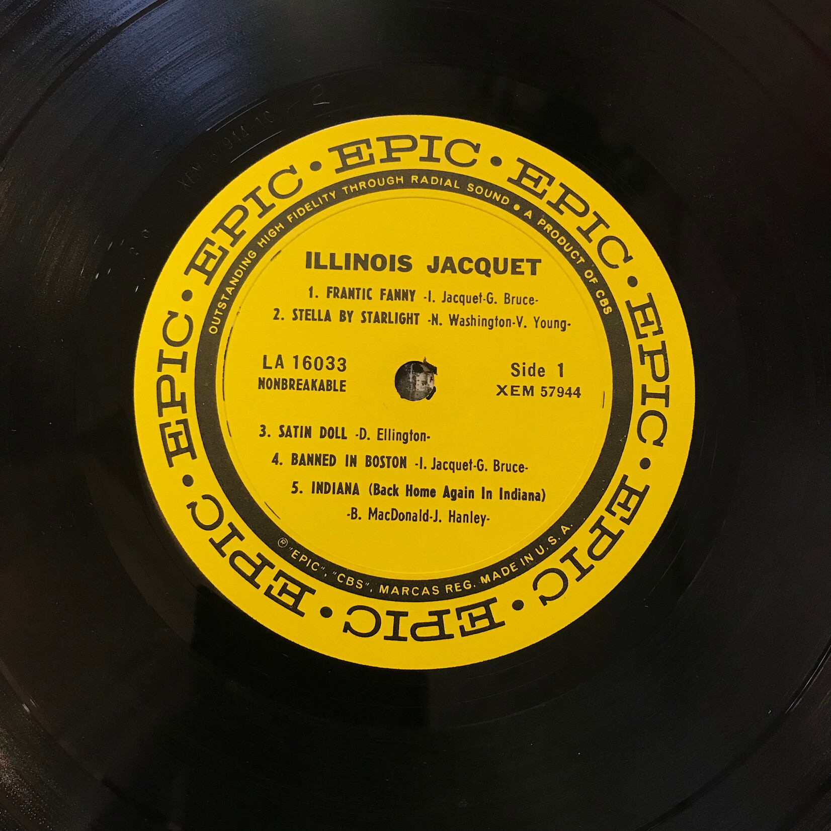 Illinois Jacquet - Illinois Jacquet - LA 16033 - Vinyl LP (USED)