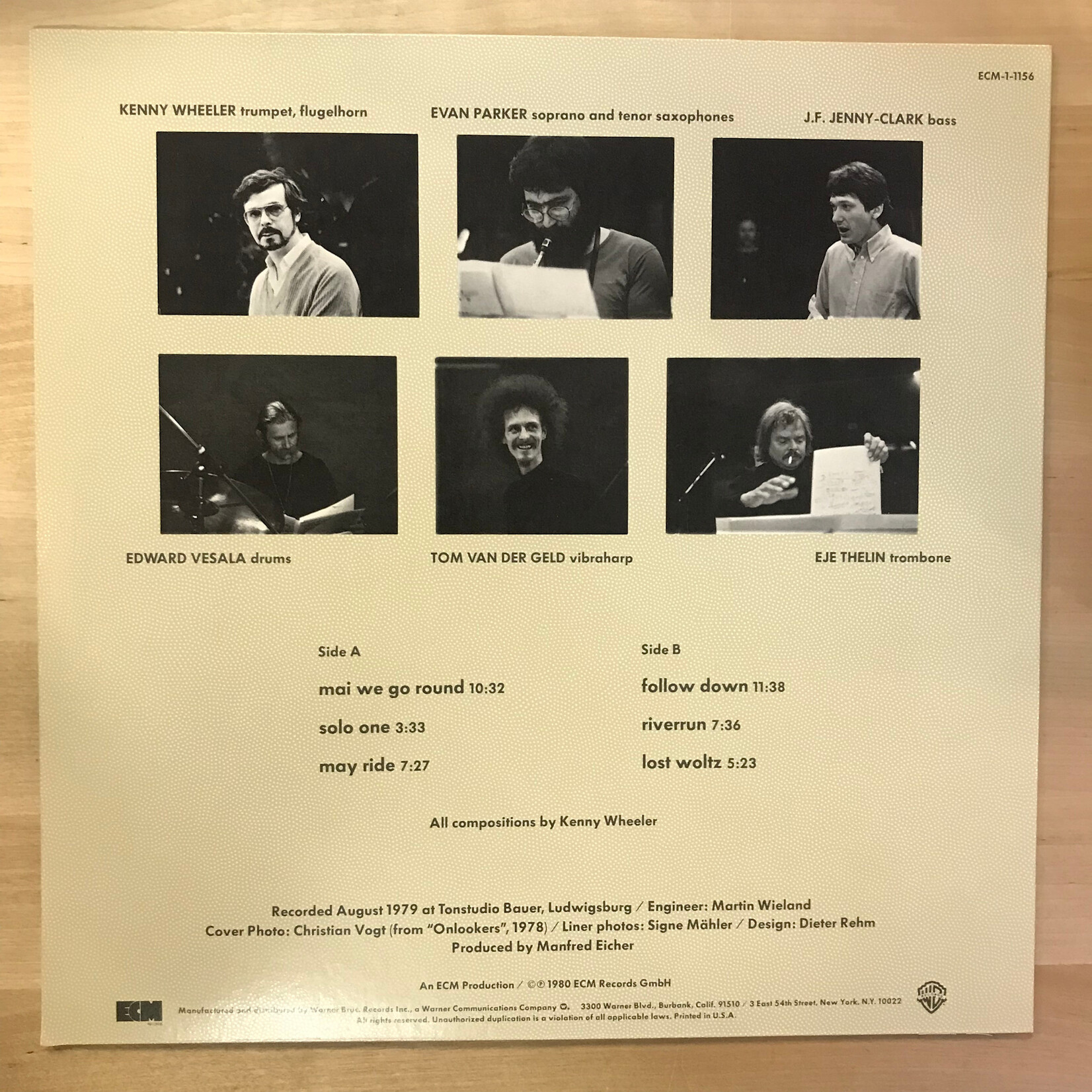 Kenny Wheeler - Around 6 - ECM1 1156 - Vinyl LP (USED)