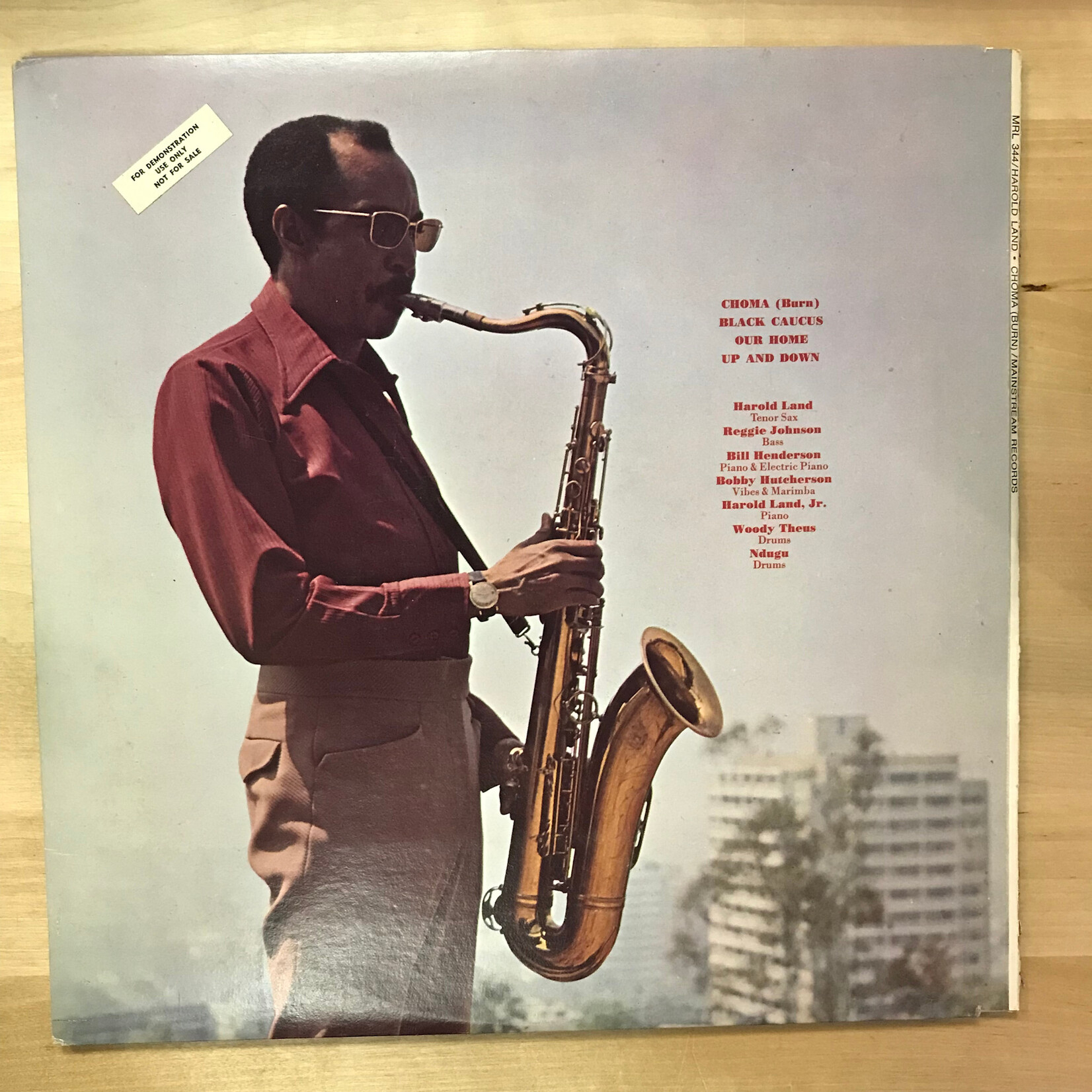 Harold Land - Choma (Burn) - MRL 344 - Vinyl LP (USED)