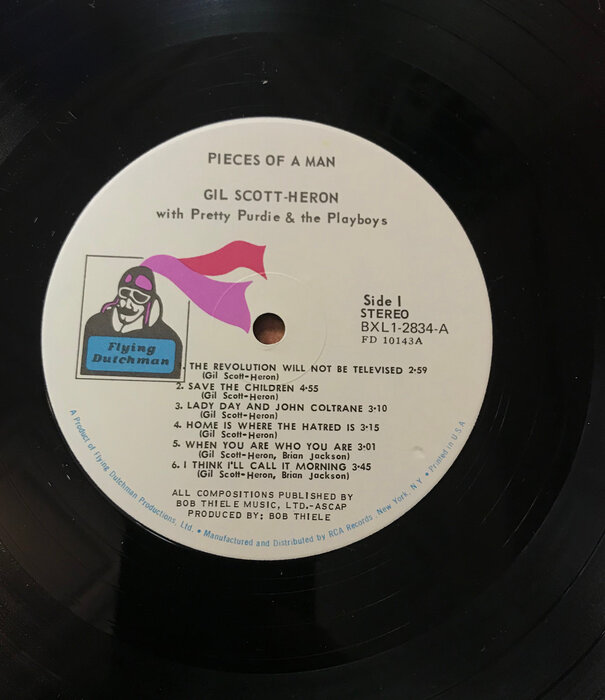 Gil Scott-Heron - Pieces Of A Man (RE) - AYL1 3819 / BXL1 2834 - Vinyl LP (USED)