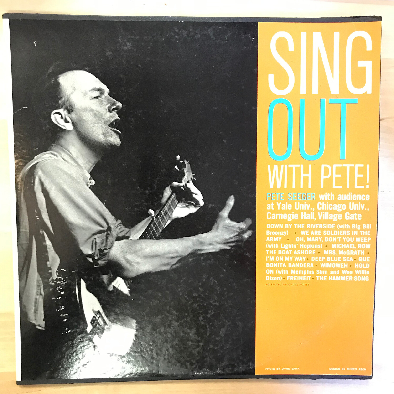 Pete Seeger - Sing Out With Pete - FA2455 - Vinyl LP (USED)