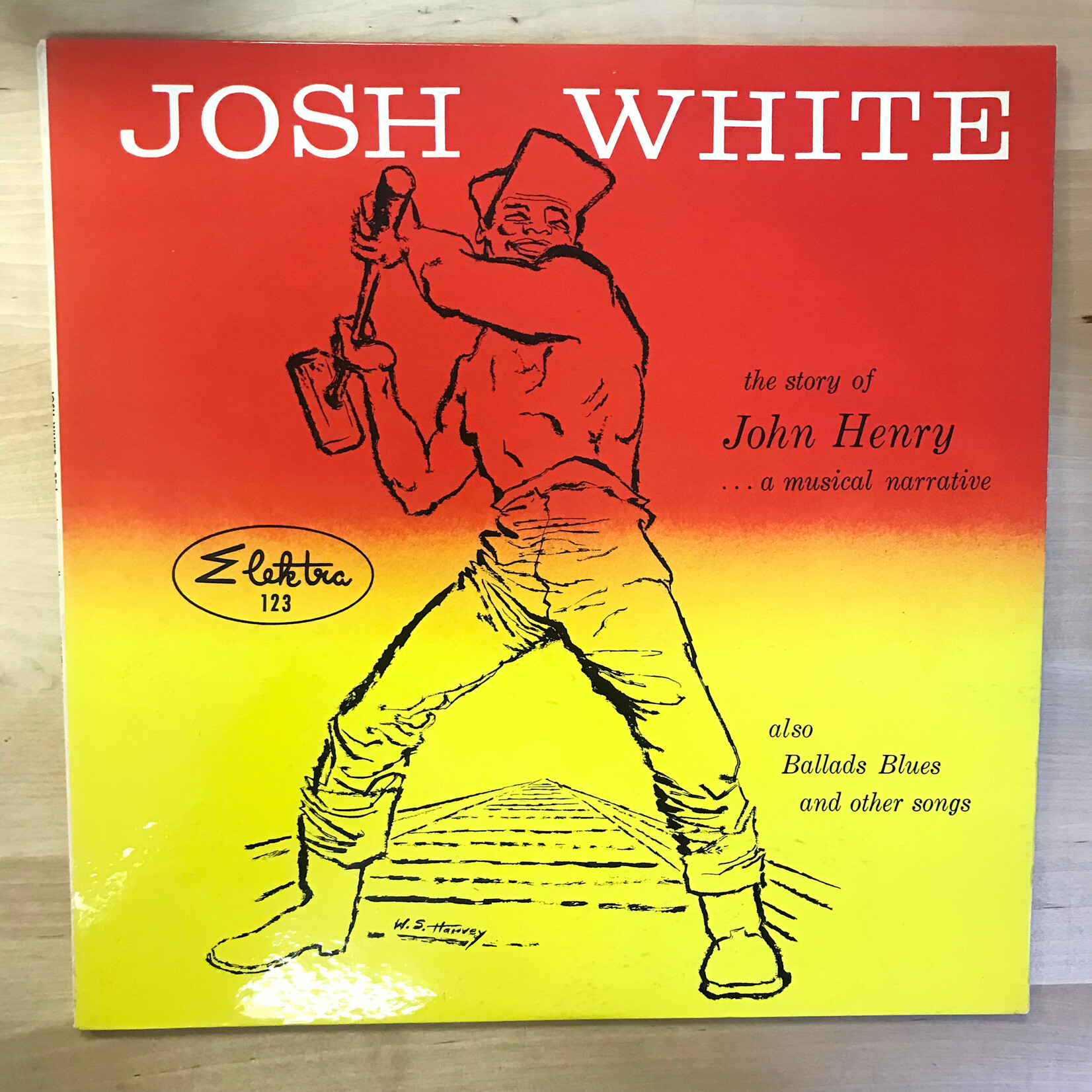 Josh White - The Story Of John Henry...A Musical Narrative - EKL 123 - Vinyl LP (USED)