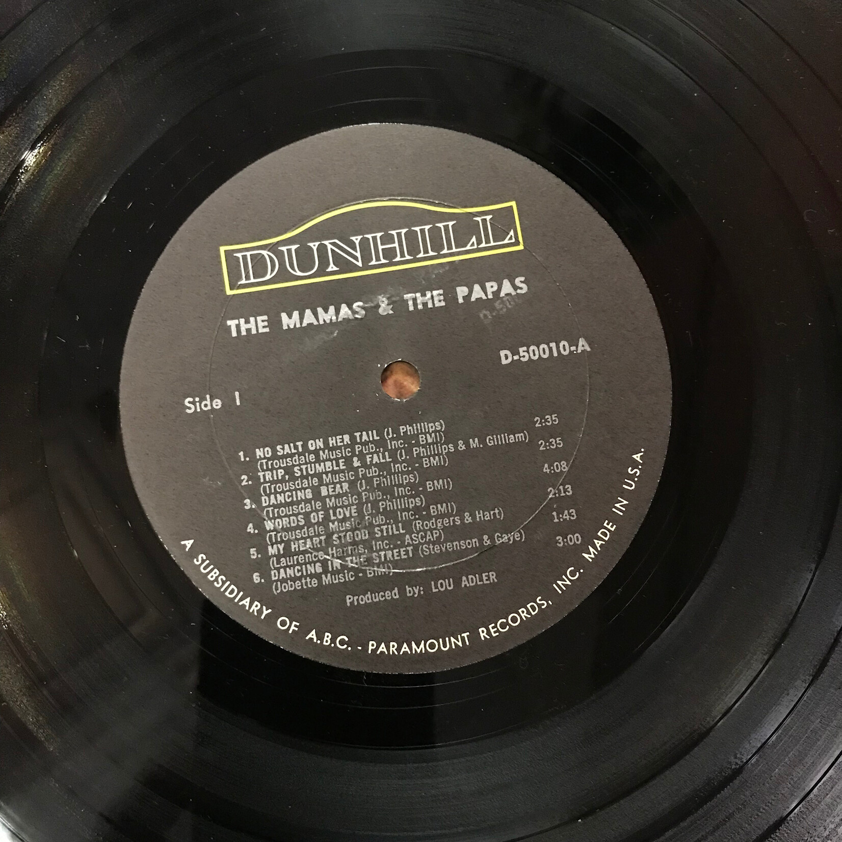 Mamas & Papas - The Mamas & The Papas - D50010 - Vinyl LP (USED)