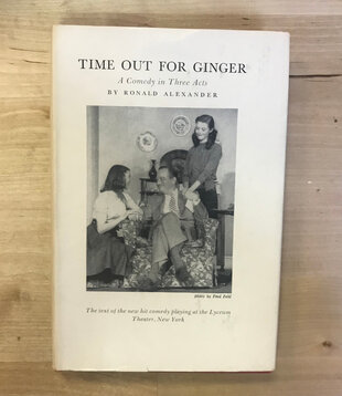 Ronald Alexander - Time Out For Ginger - Hardback (USED)