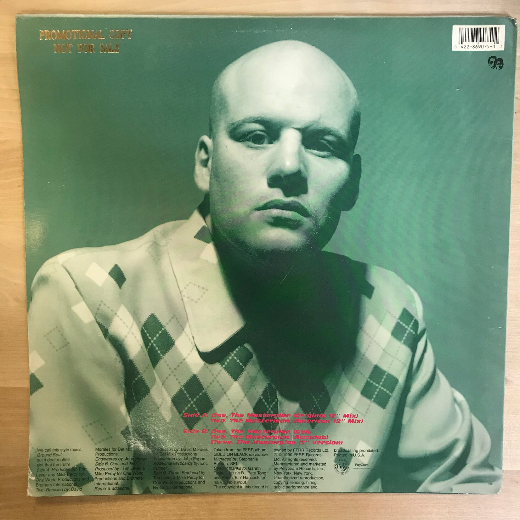 Diana Brown, Barrie K. Sharp - The Masterplan (PROMO) - 869075 - Vinyl 12-Inch Single (USED)