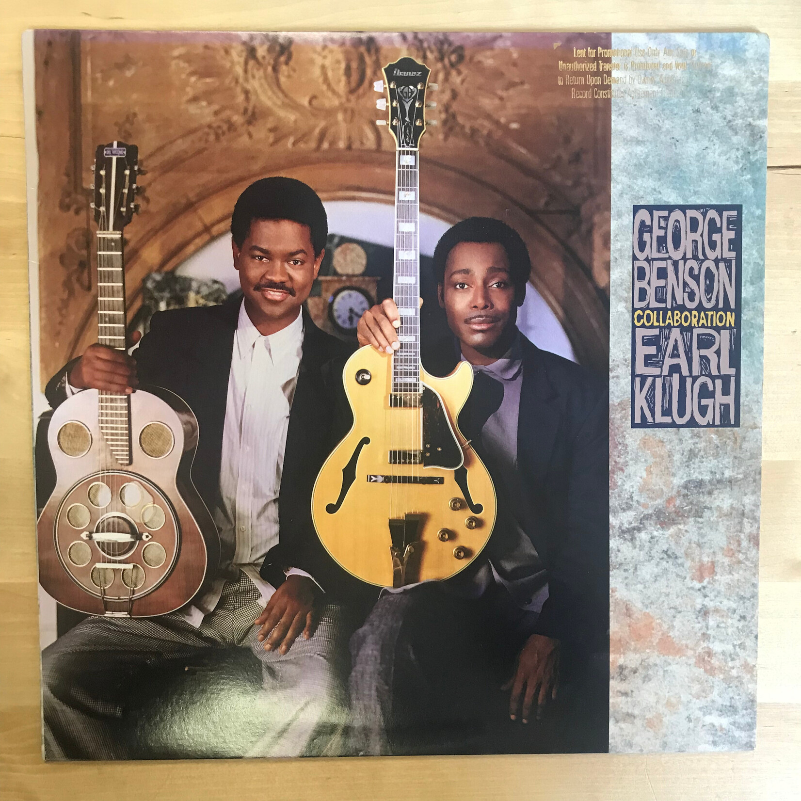George Benson, Earl Klugh - Collaboration (PROMO) - 25580 1 - Vinyl LP (USED)