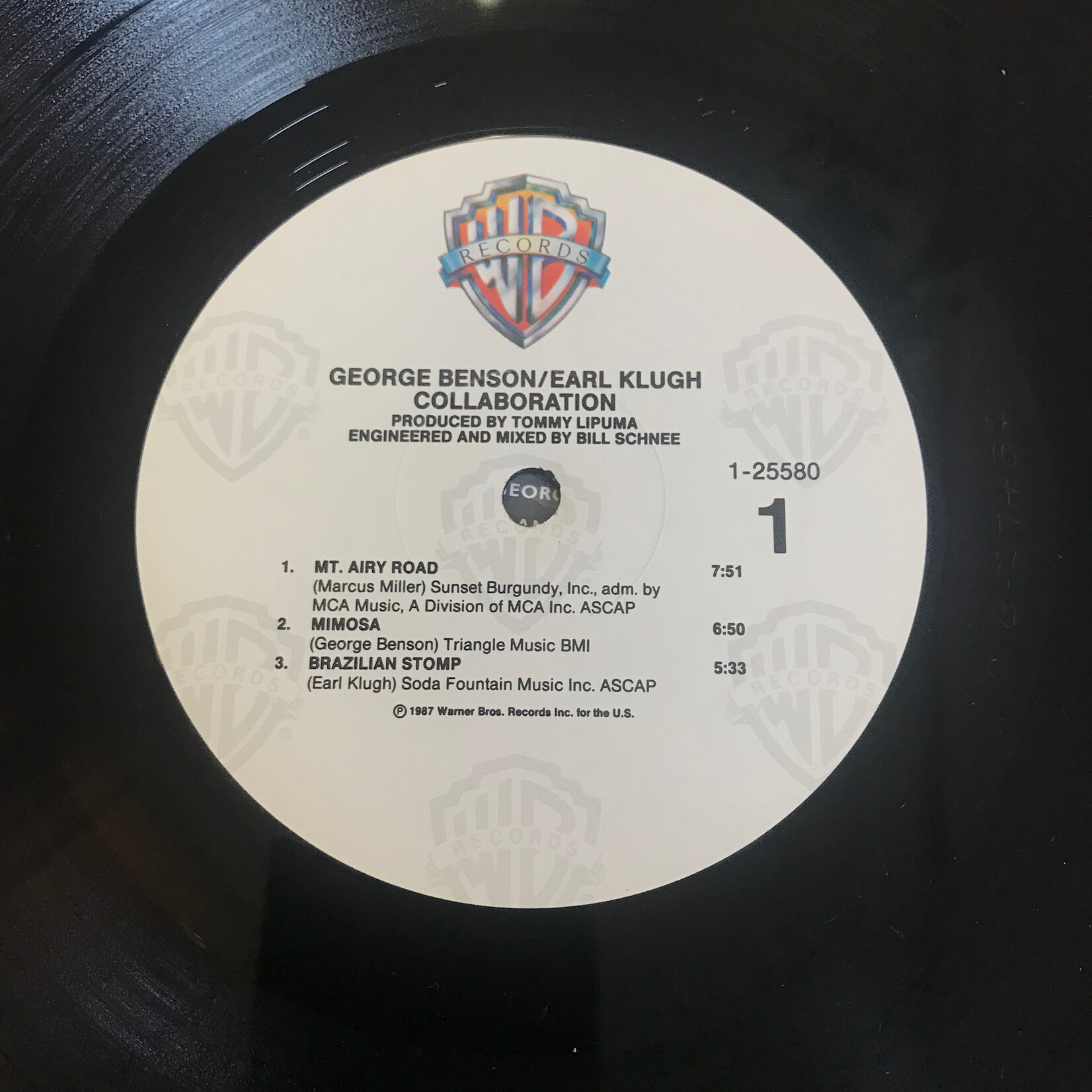 George Benson, Earl Klugh - Collaboration (PROMO) - 25580 1 - Vinyl LP (USED)