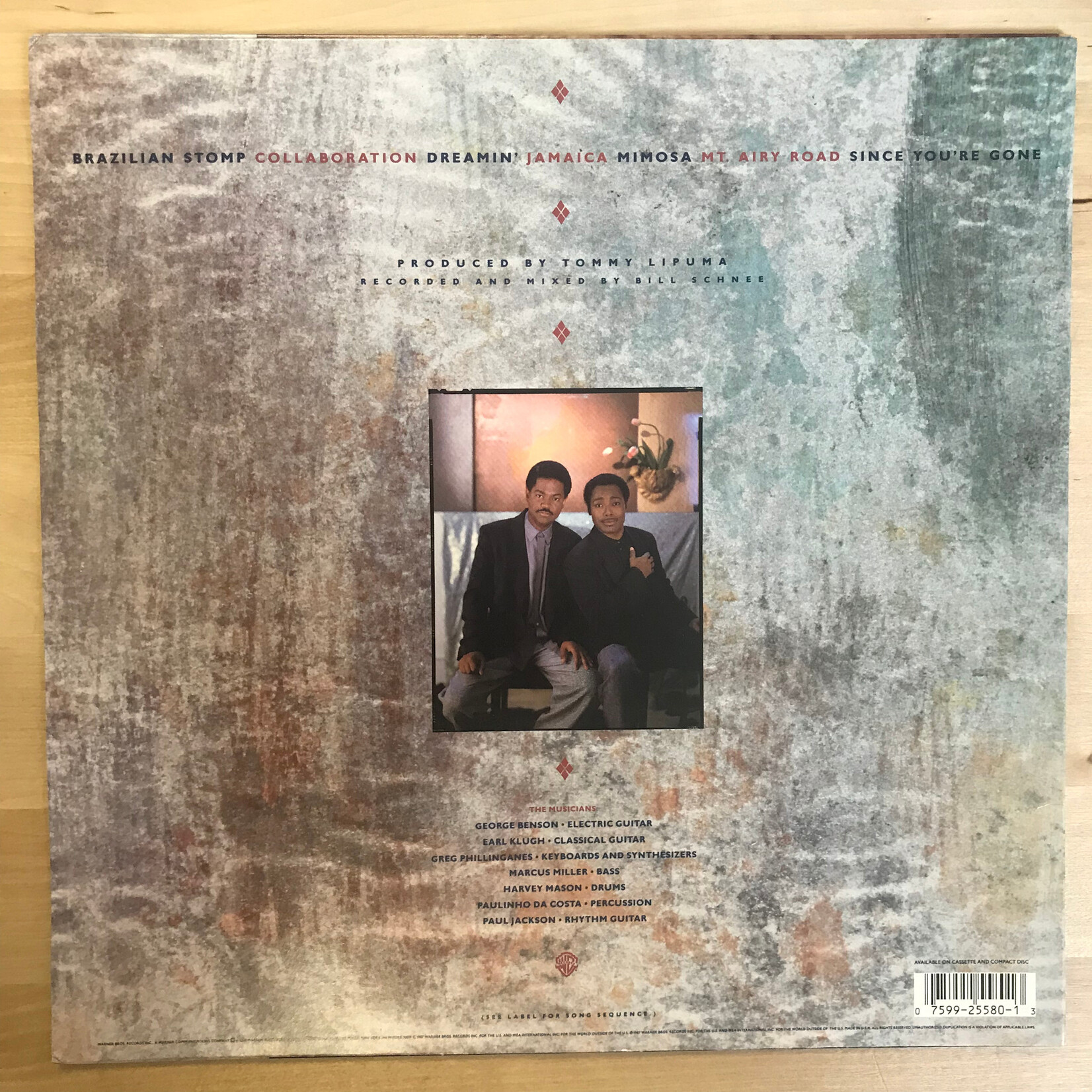 George Benson, Earl Klugh - Collaboration (PROMO) - 25580 1 - Vinyl LP (USED)