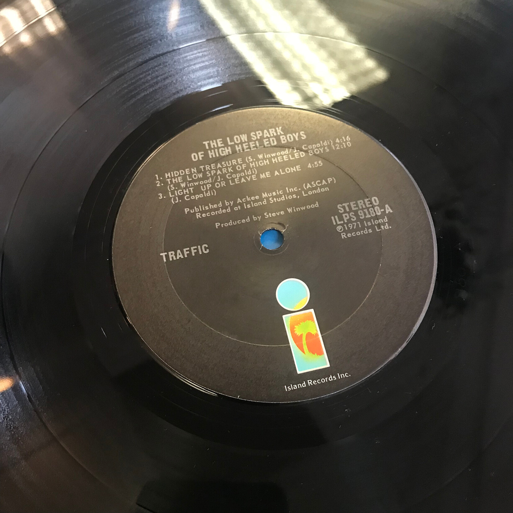 Traffic - The Low Spark Of High Heeled Boys - ILPS9180 - Vinyl LP (USED)
