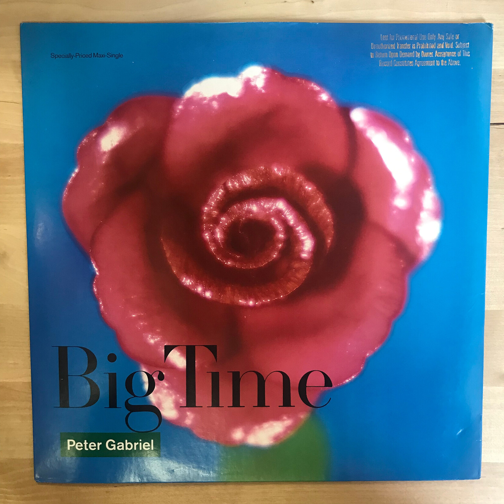 Peter Gabriel - Big Time - 9 20600 - Vinyl 12-Inch Single (USED)