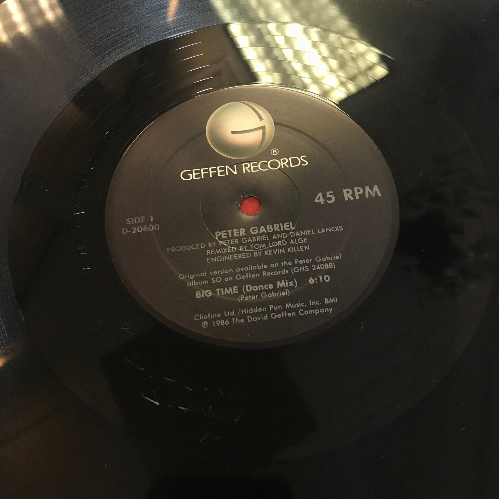 Peter Gabriel - Big Time - 9 20600 - Vinyl 12-Inch Single (USED)