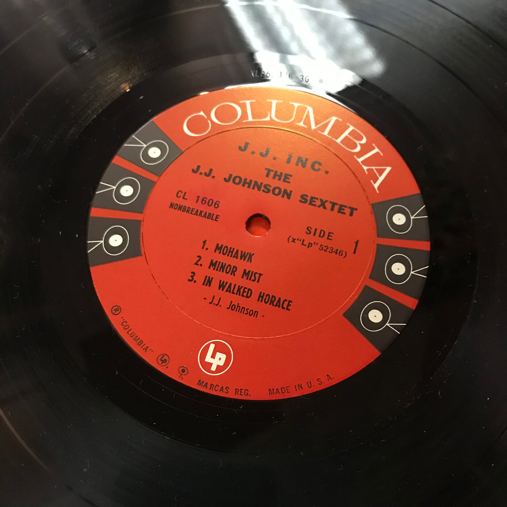 J.J. Johnson - J.J. Inc. - CL1606 - Vinyl LP (USED)