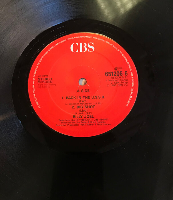 Billy Joel - Back In The U.S.S.R. - 651206 6 - Vinyl LP (USED)