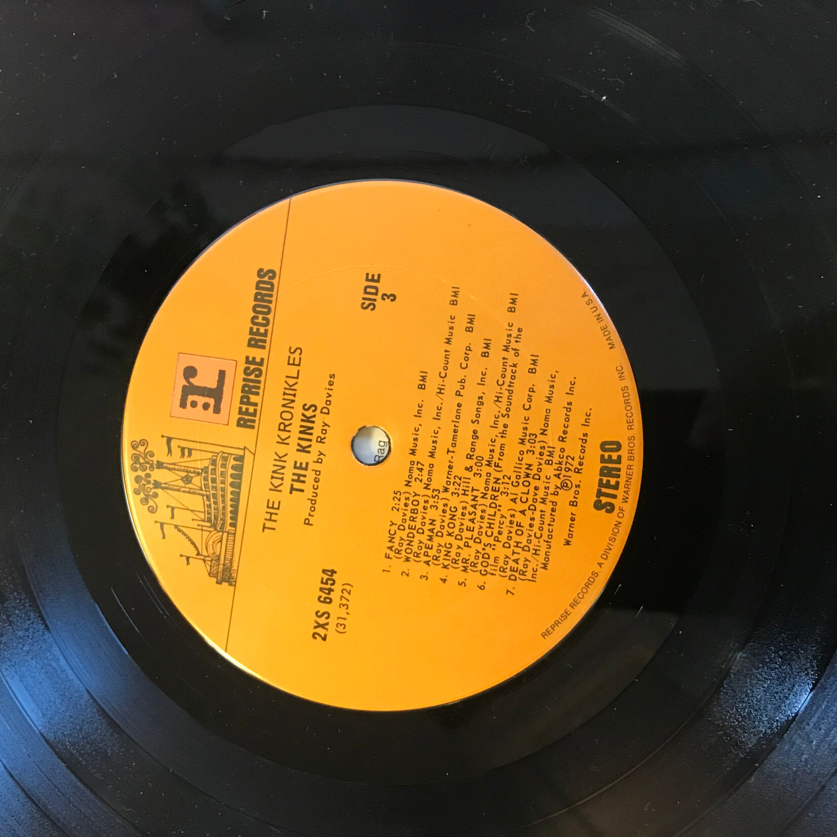 Kinks - The Kink Kronikles (PROMO) - 6454 - Vinyl LP (USED)