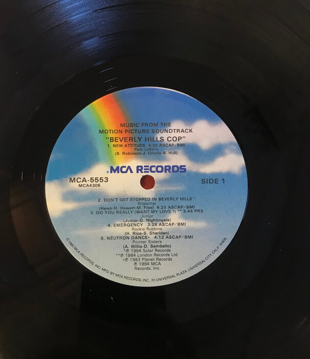 Beverly Hills Cop - Music From The Motion Picture Soundtrack - MCA 5553 - Vinyl LP (USED)