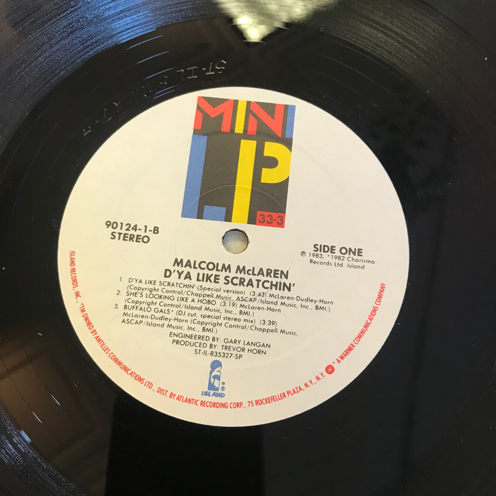 Malcolm McLaren – D'ya Like Scratchin' - 90124 1 B - Vinyl EP (USED)