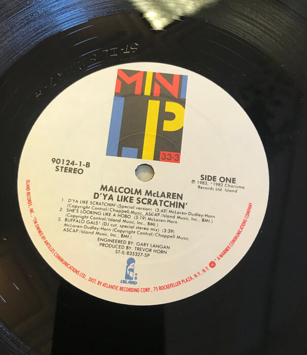 Malcolm McLaren – D'ya Like Scratchin' - 90124 1 B - Vinyl EP (USED)