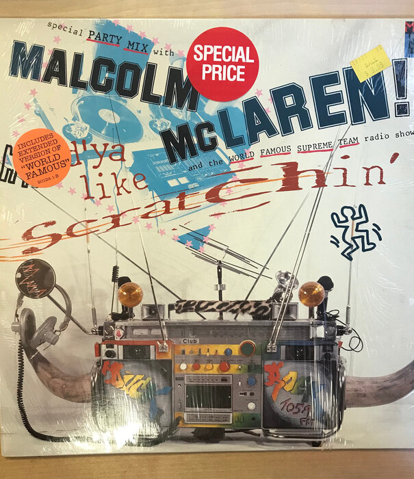 Malcolm McLaren – D'ya Like Scratchin' - 90124 1 B - Vinyl EP (USED)