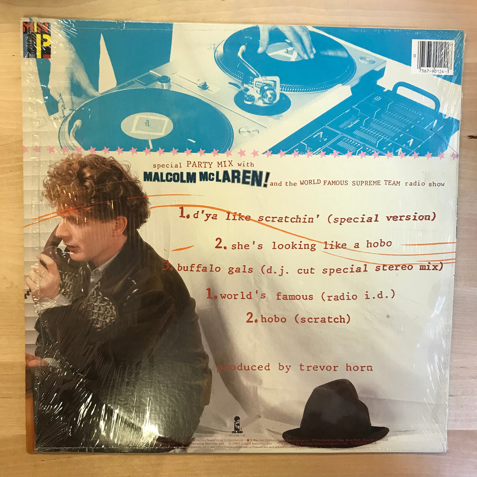 Malcolm McLaren – D'ya Like Scratchin' - 90124 1 B - Vinyl EP (USED)