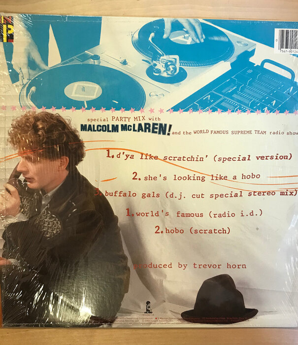 Malcolm McLaren – D'ya Like Scratchin' - 90124 1 B - Vinyl EP (USED)