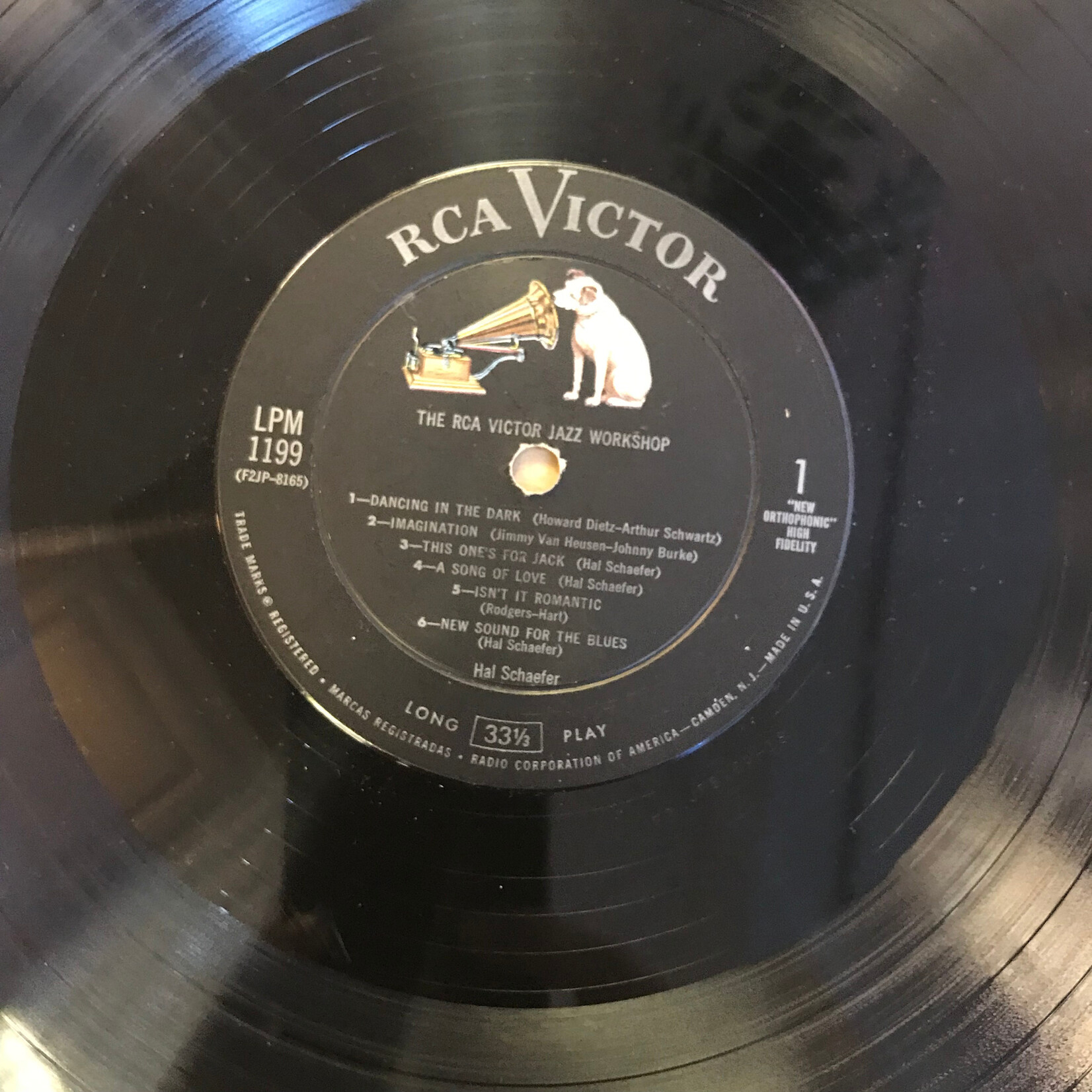 Hal Schaefer - The RCA Victor Jazz Workshop - LPM1199 - Vinyl LP (USED)
