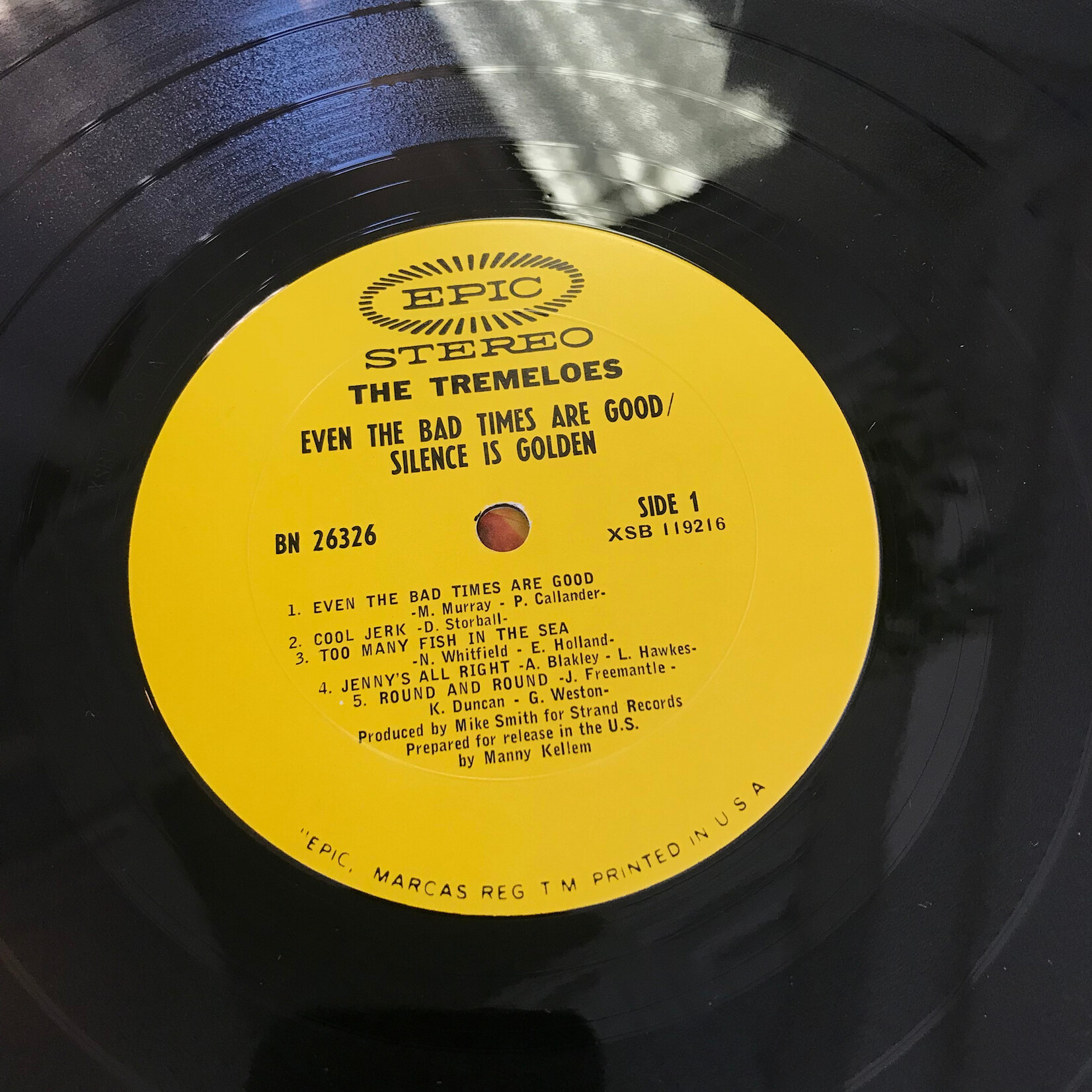 Tremeloes - Even The Bad Times Are Good / Silence Is Golden - BN26326 - Vinyl LP (USED)
