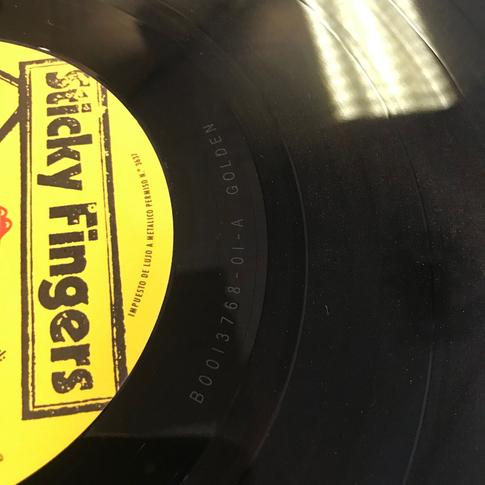 Rolling Stones - Sticky Fingers (SPAIN RE) - HRSS 591 01 - Vinyl LP (USED)