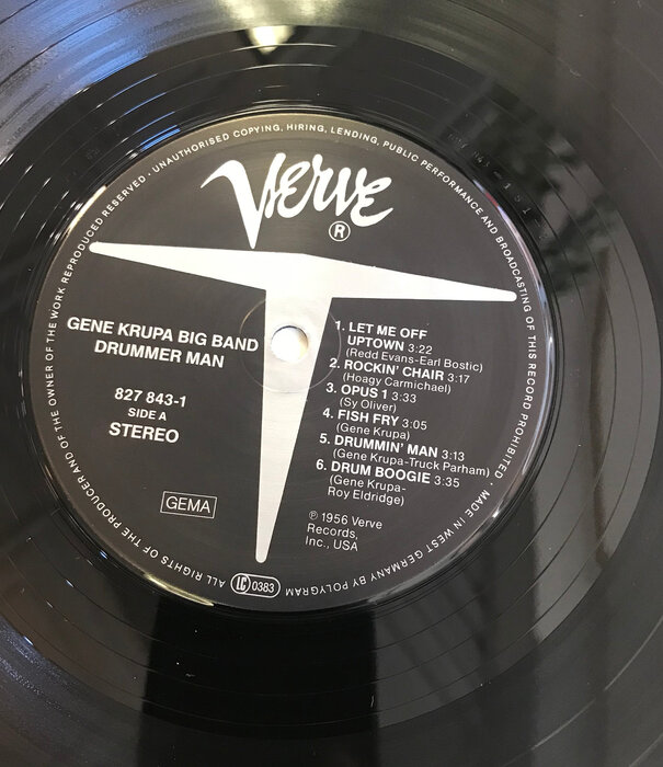Gene Krupa - Drummer Man (GERMANY) - 827 843 1 - Vinyl LP (USED)