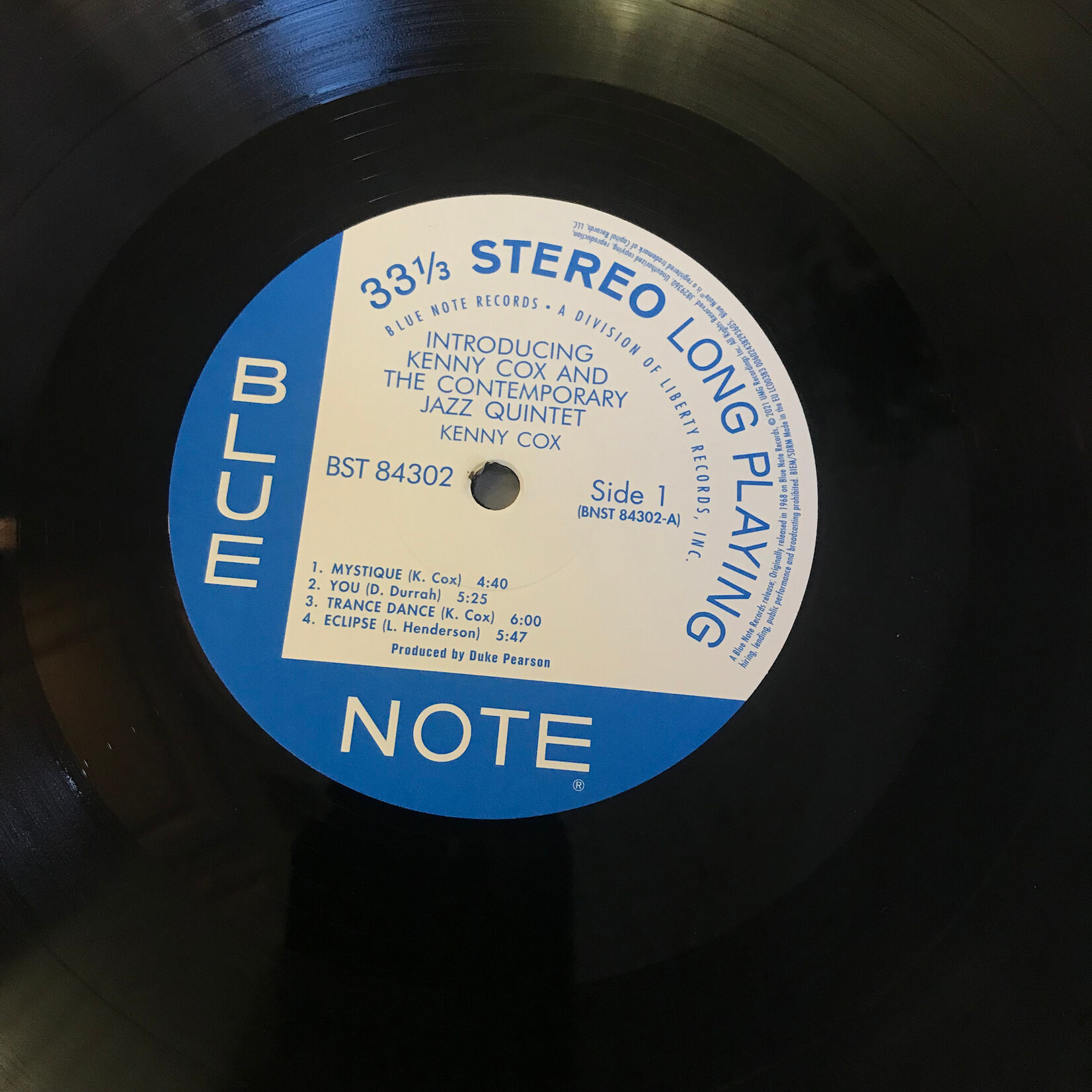 Kenny Cox - Introducing Kenny Cox - BST 84302 - Vinyl LP (USED)