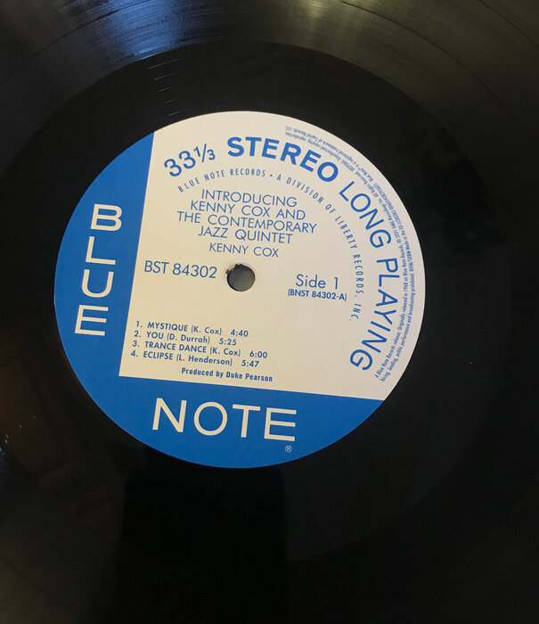 Kenny Cox - Introducing Kenny Cox - BST 84302 - Vinyl LP (USED)