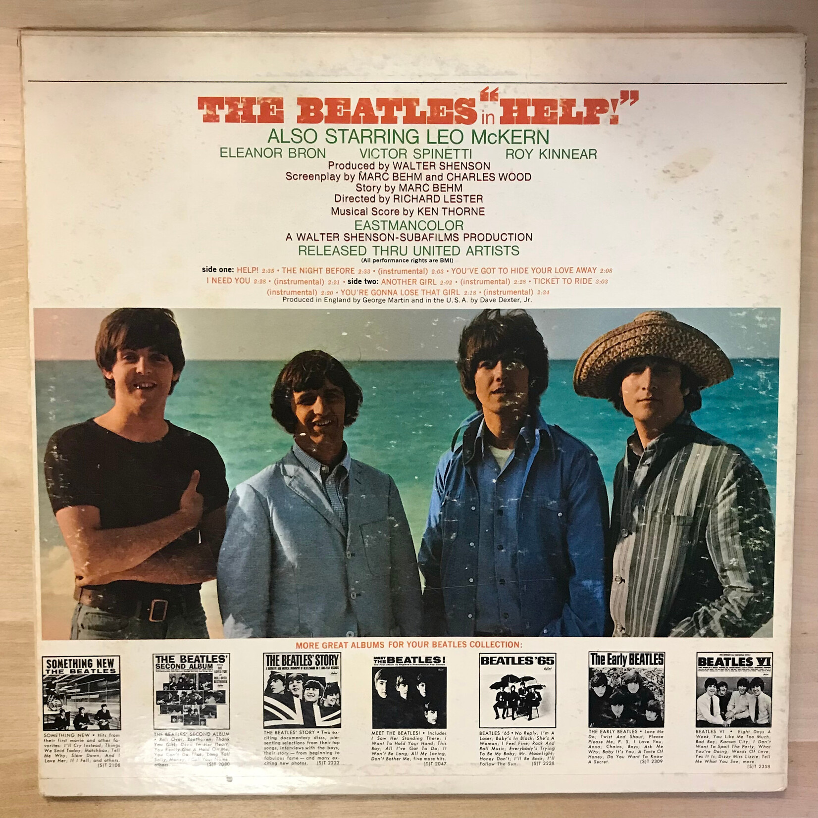 Beatles - Help! Original Soundtrack (1971 RE) - SMAS 2386 - Vinyl LP (USED)