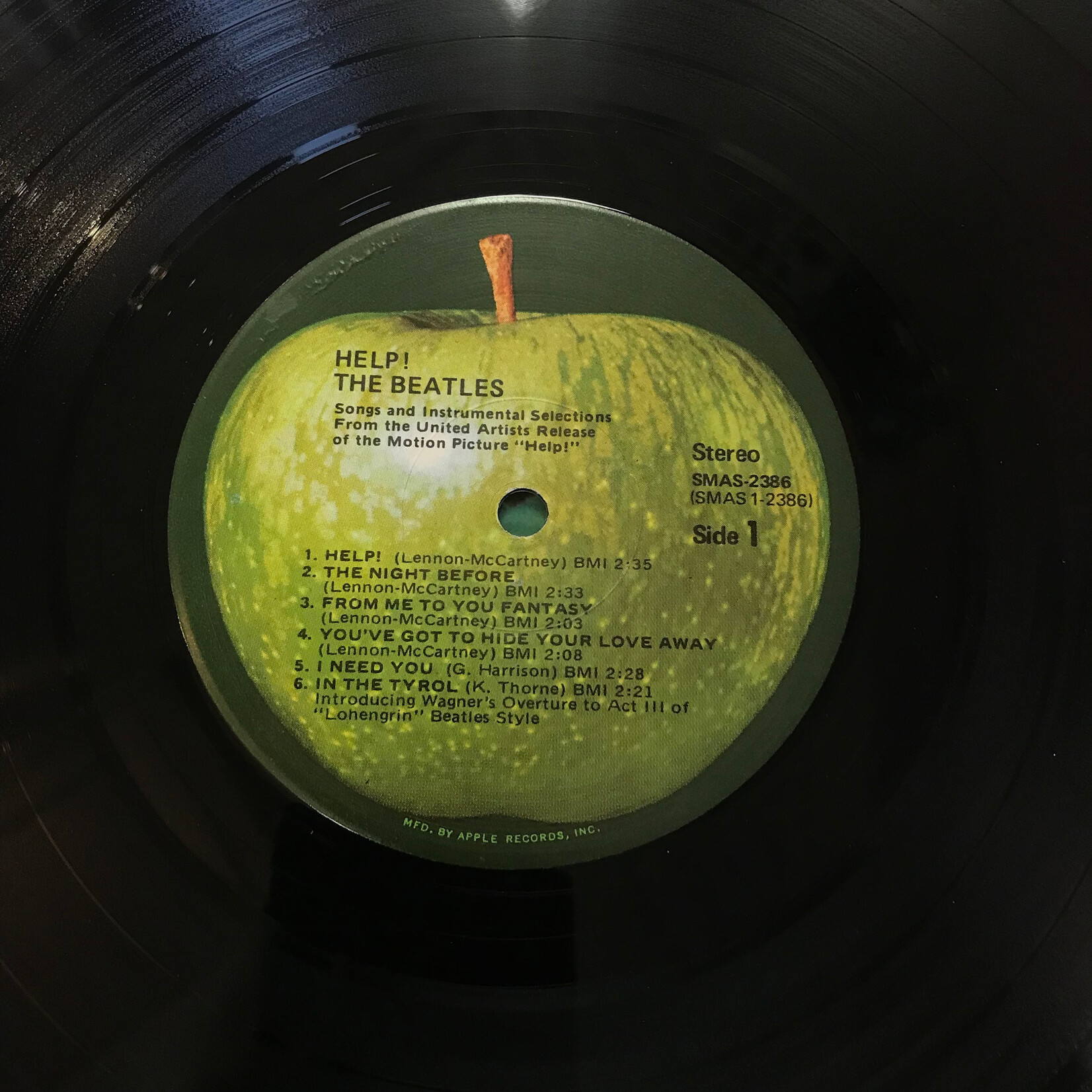 Beatles - Help! Original Soundtrack (1971 RE) - SMAS 2386 - Vinyl LP (USED)