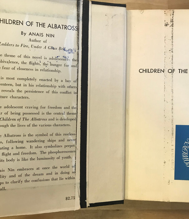 Anais Nin - Children Of The Albatross (FIRST EDITION) - Hardback (USED)
