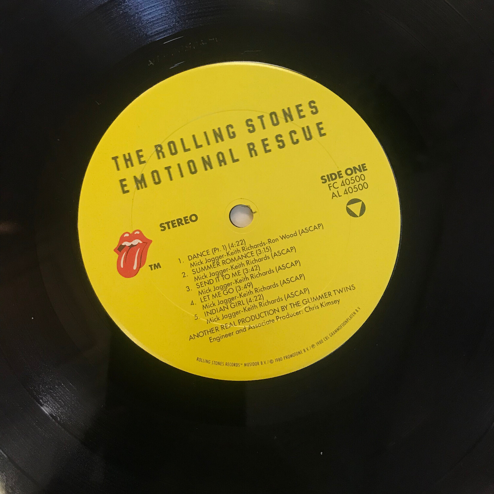Rolling Stones - Emotional Rescue (1986 REISSUE) - FC 40500 - Vinyl LP (USED)
