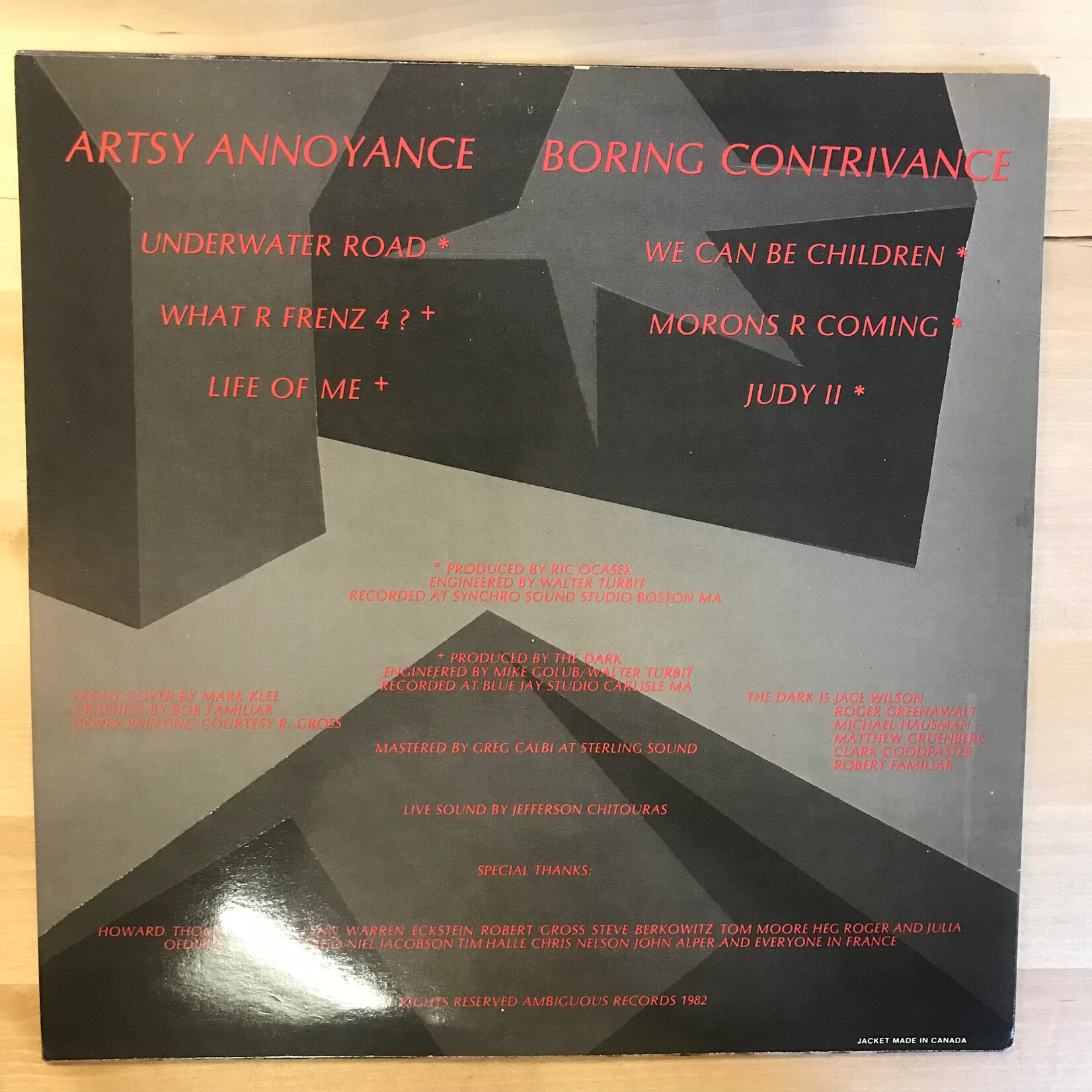 Darkworld - Darkworld - AMB003 - Vinyl LP (USED)