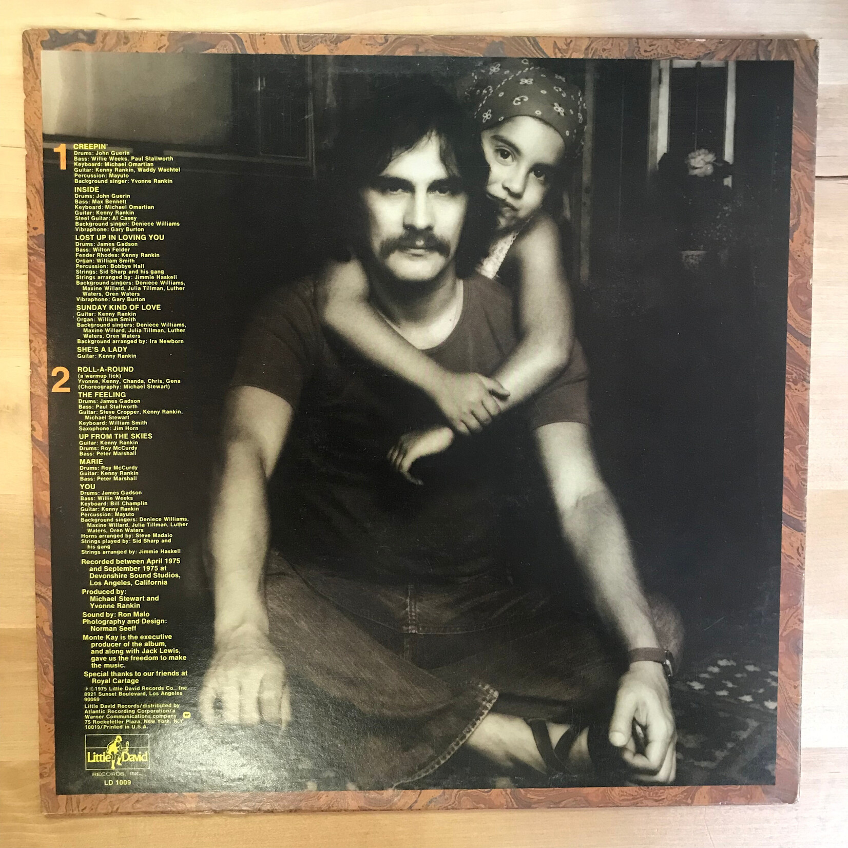 Kenny Rankin - Inside - LD1009 - Vinyl LP (USED)