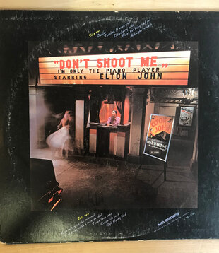 Elton John - Don't Shoot Me, I'm Only The Piano Player - MCA 2100 - Vinyl LP (USED)