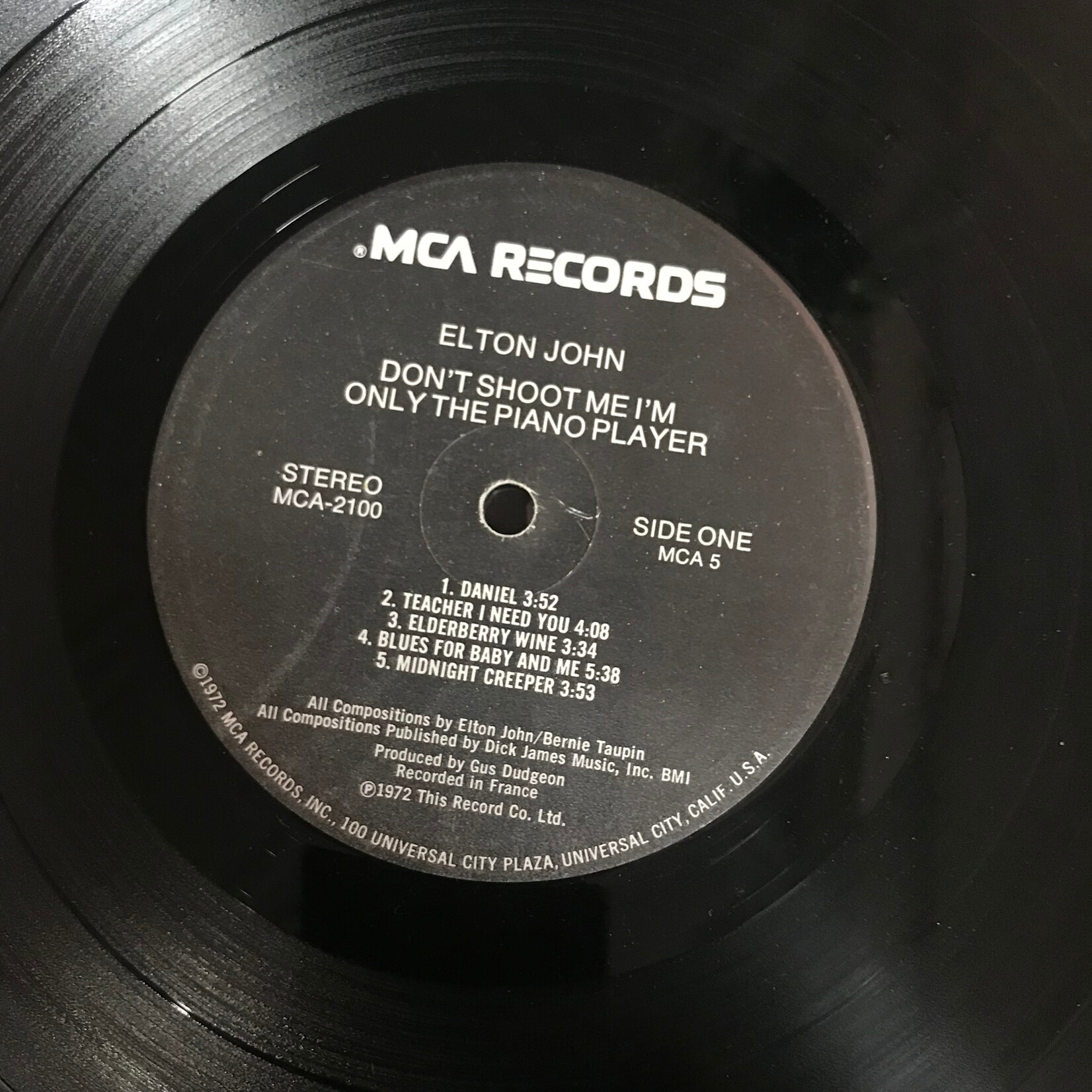 Elton John - Don't Shoot Me, I'm Only The Piano Player - MCA 2100 - Vinyl LP (USED)