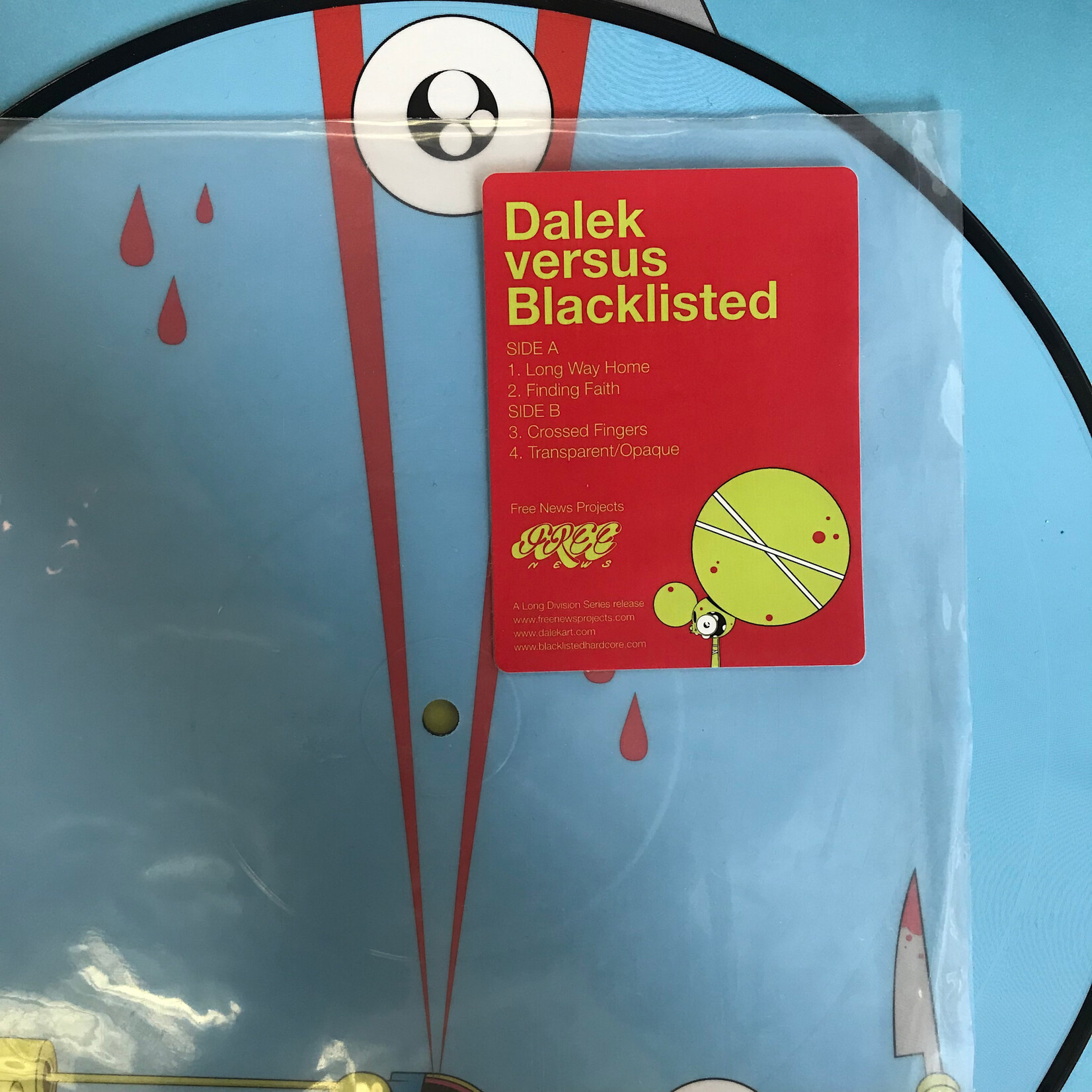 Blacklisted - Dalek Versus Blacklisted - Vinyl EP (USED)