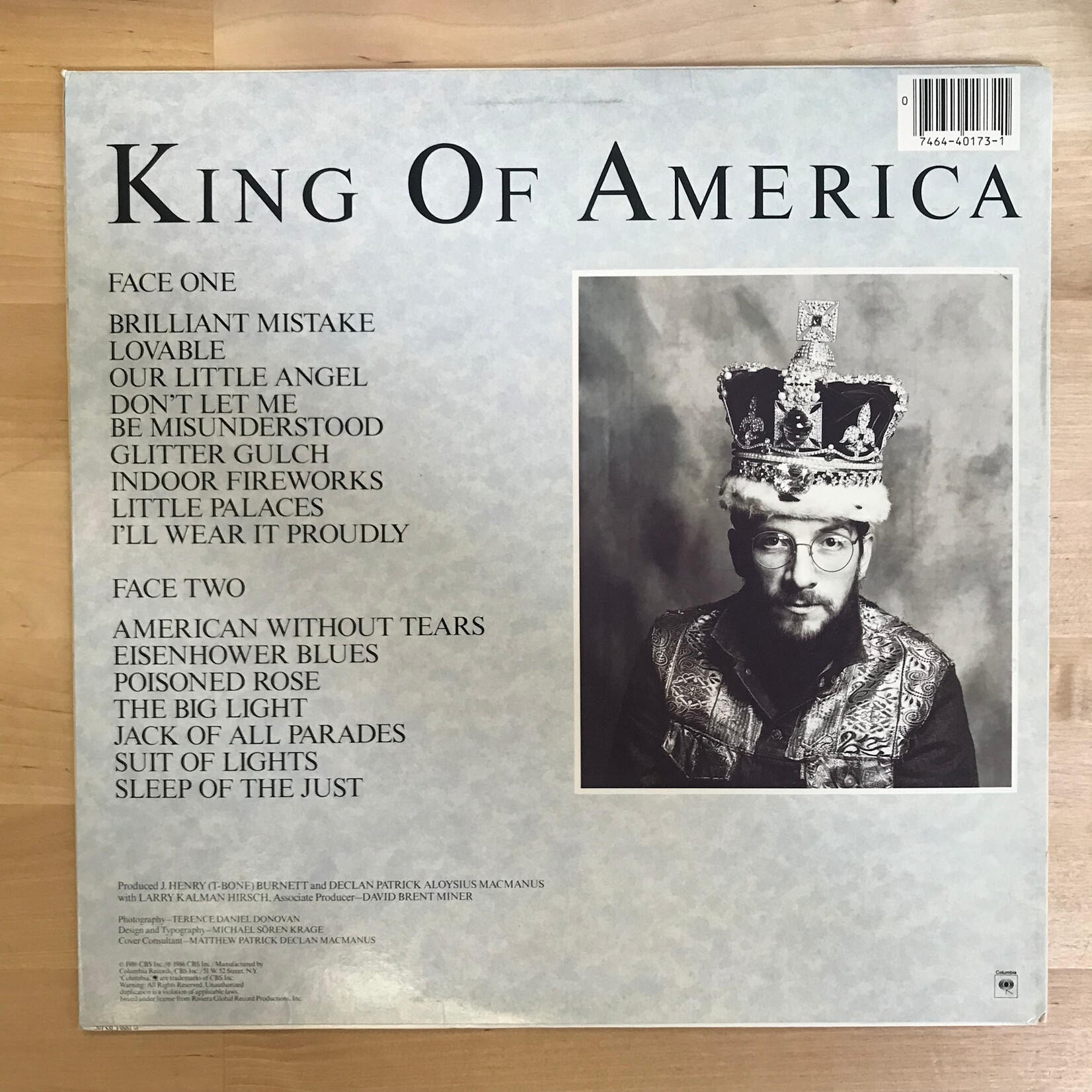 Elvis Costello - King Of America - FC40173 - Vinyl LP (USED)