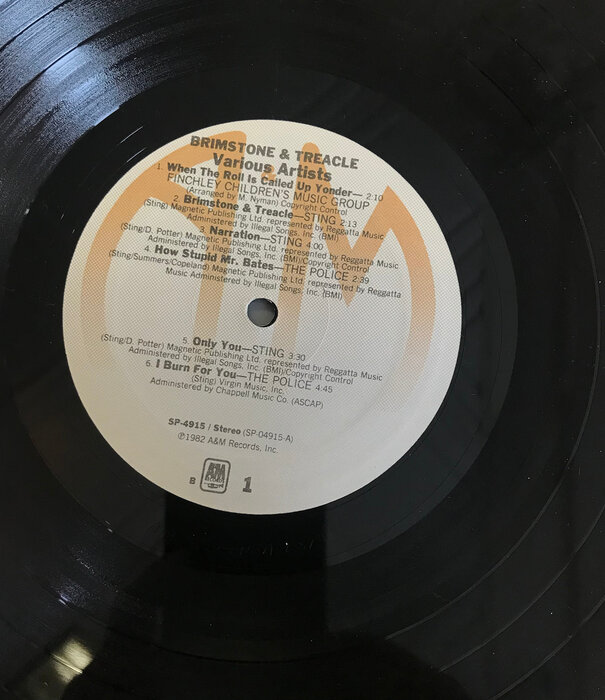 Brimstone & Treacle - Original Soundtrack Album - SP 4915 - Vinyl LP (USED)