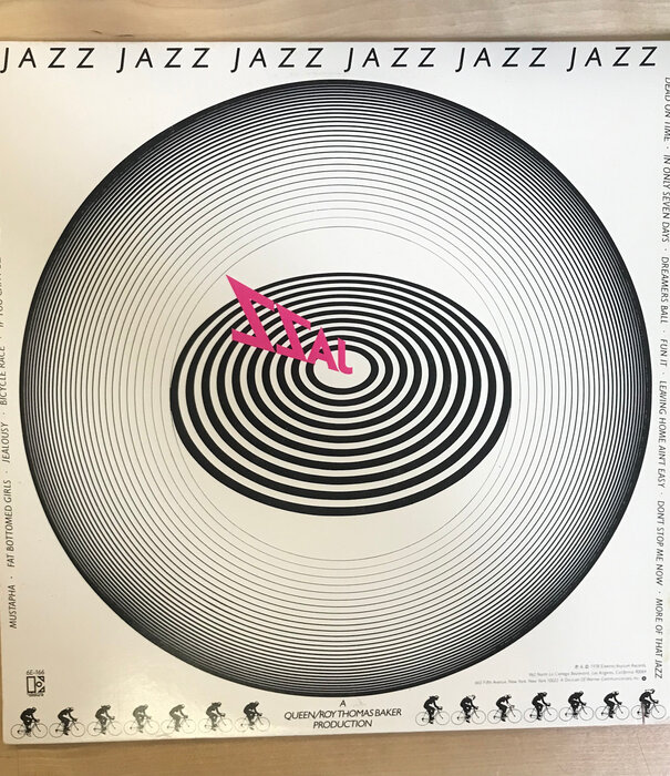 Queen - Jazz (w/ Poster) - 6E 166 - Vinyl LP (USED)