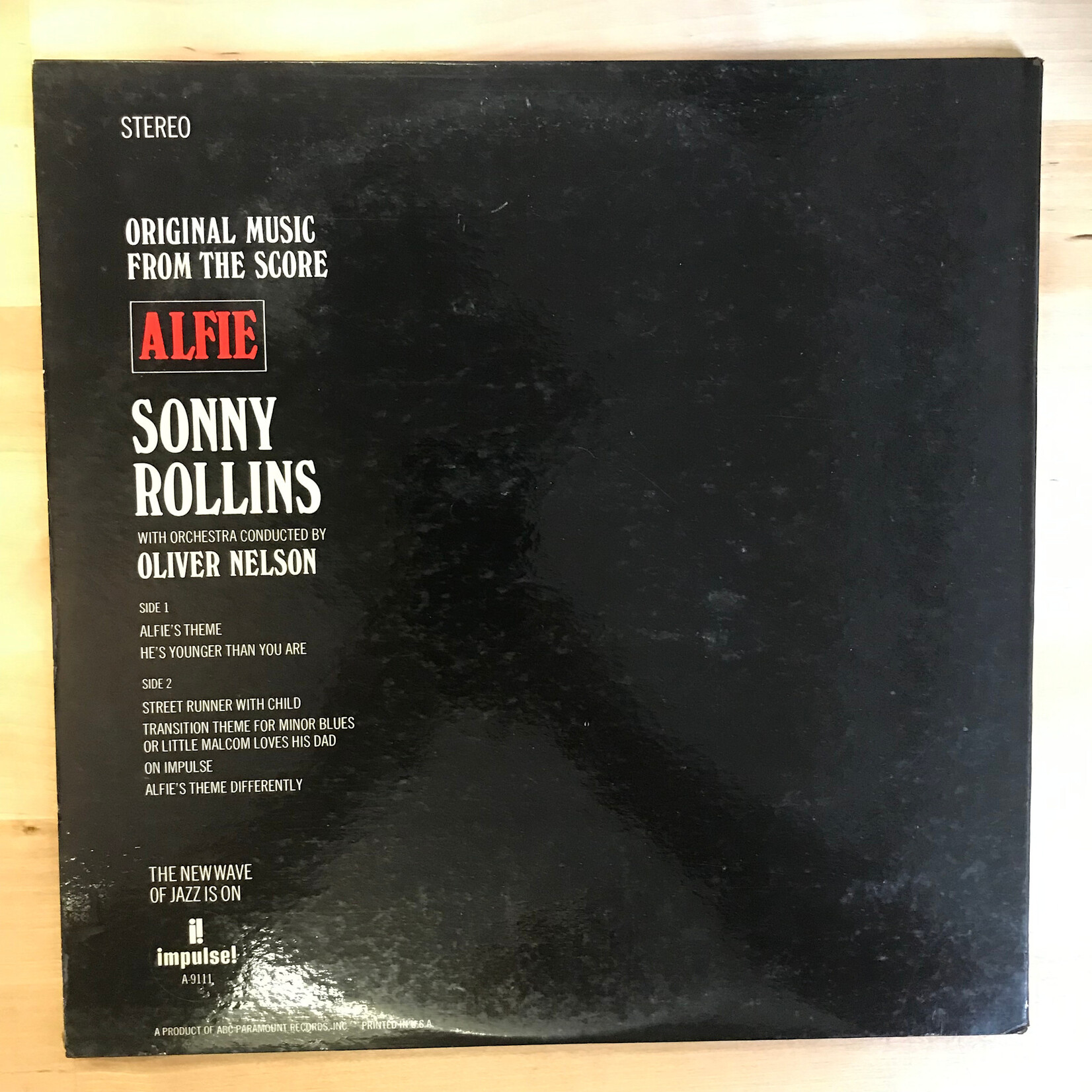 Sonny Rollins - Alfie - A9111 - Vinyl LP (USED)